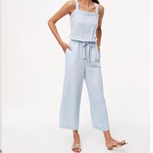 Ann Taylor Loft chambray jumpsuit